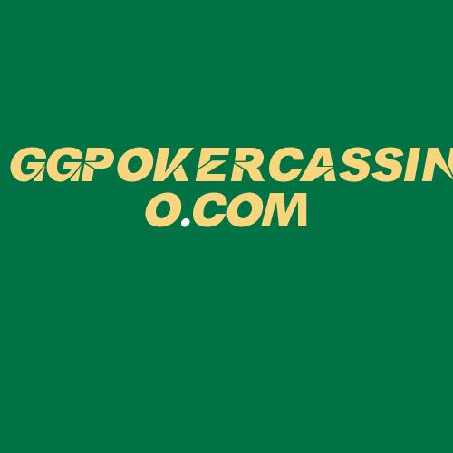 Logo da GGPOKERCASSINO